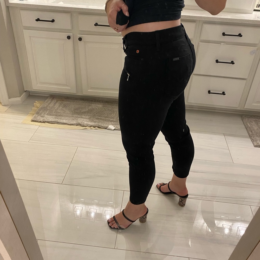 Hudson skinny crop jeans